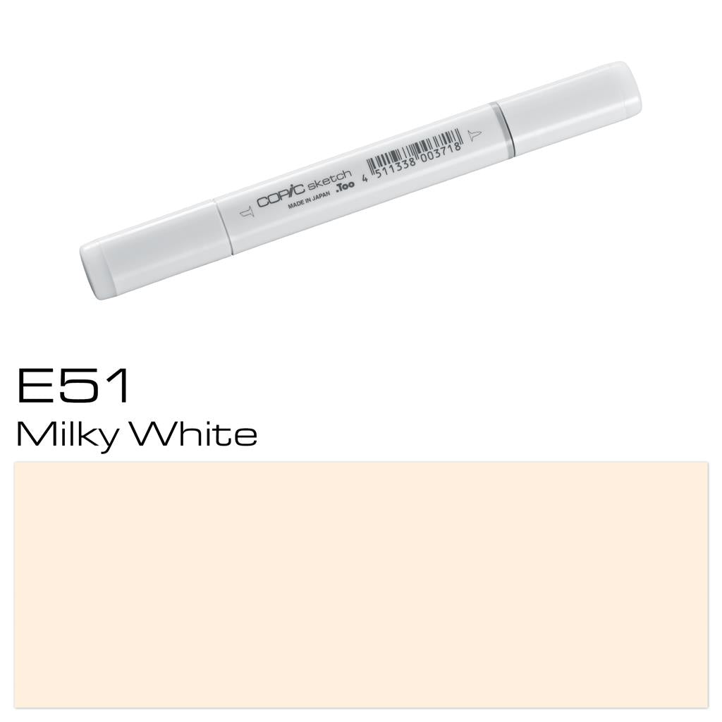 Copic Sketch Marker Pen Milky White (E51)