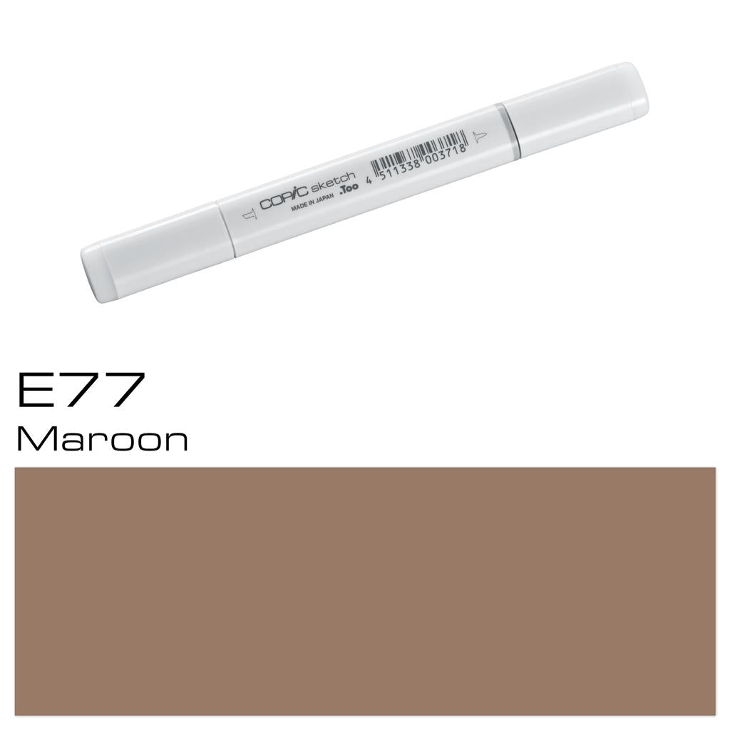 Copic Sketch Marker Pen Maroon (E77)