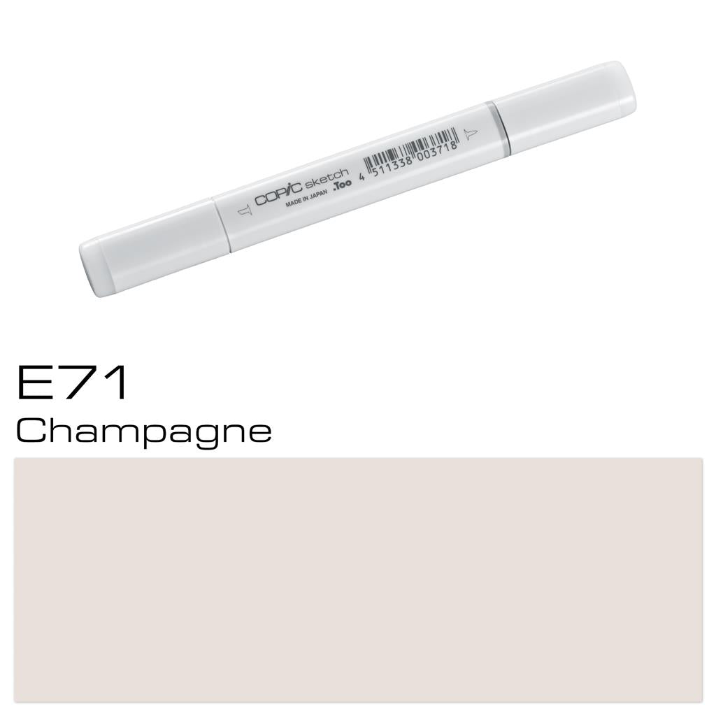Copic Sketch Marker Pen Champagne (E71)