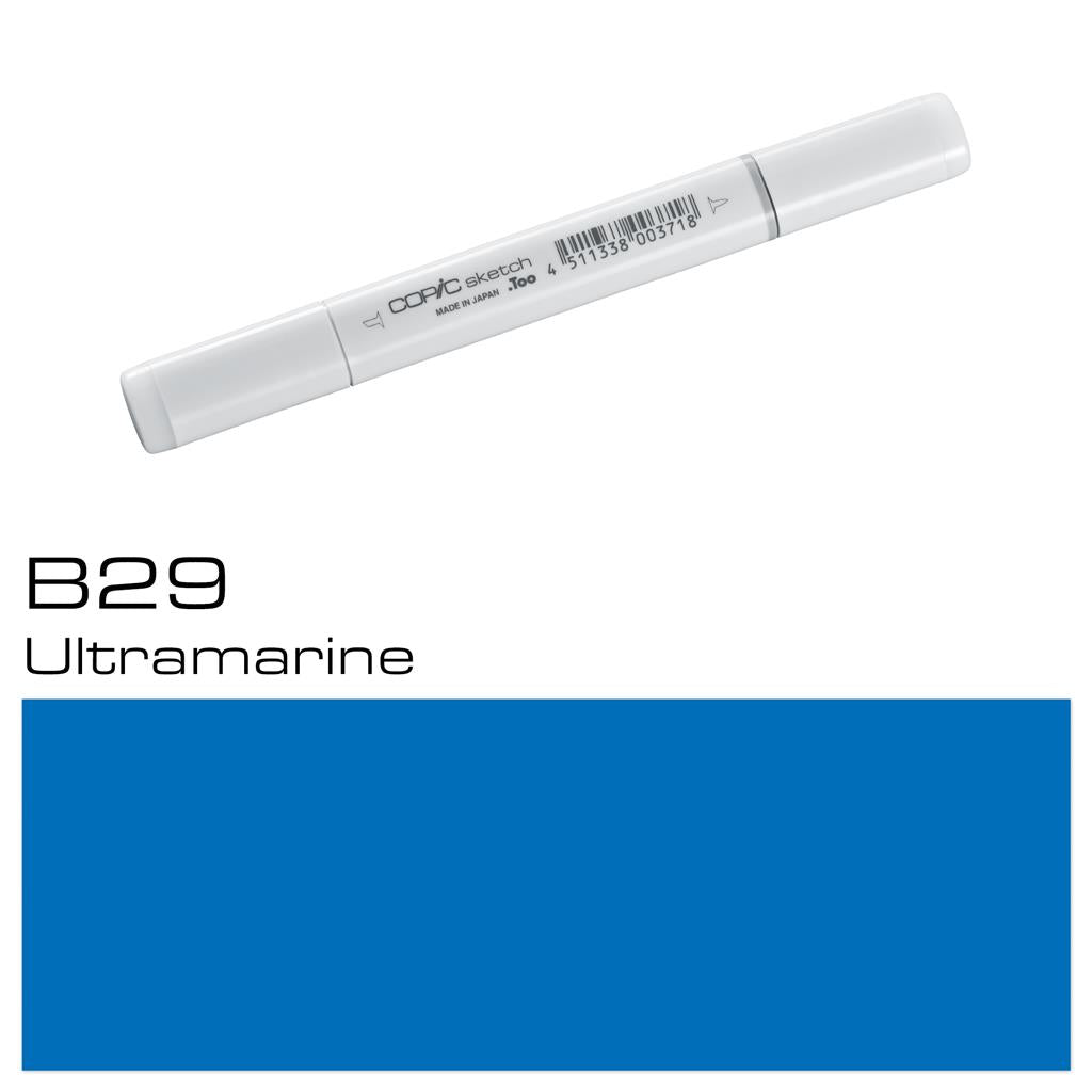Copic Sketch Marker Pen Ultramarine (B29)