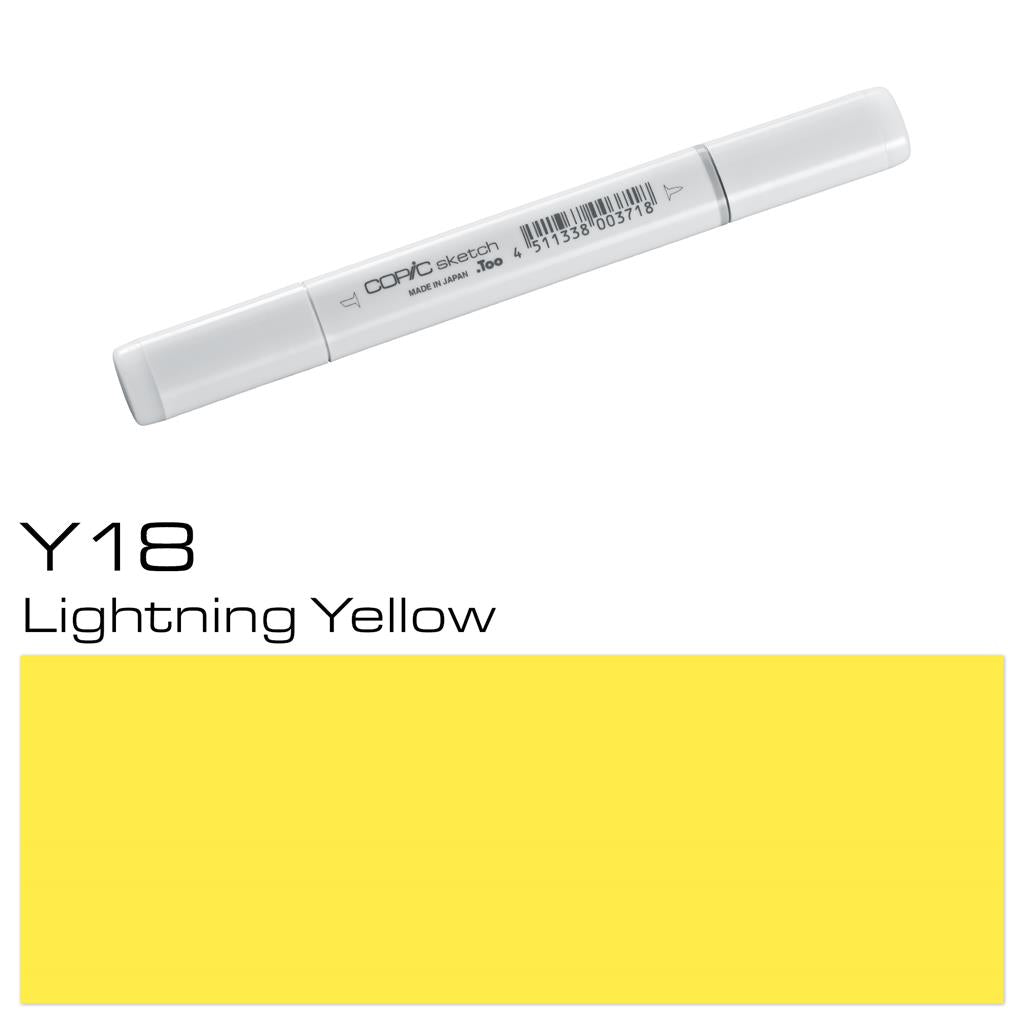 Copic Sketch Marker Pen Lightning Yellow (Y18)