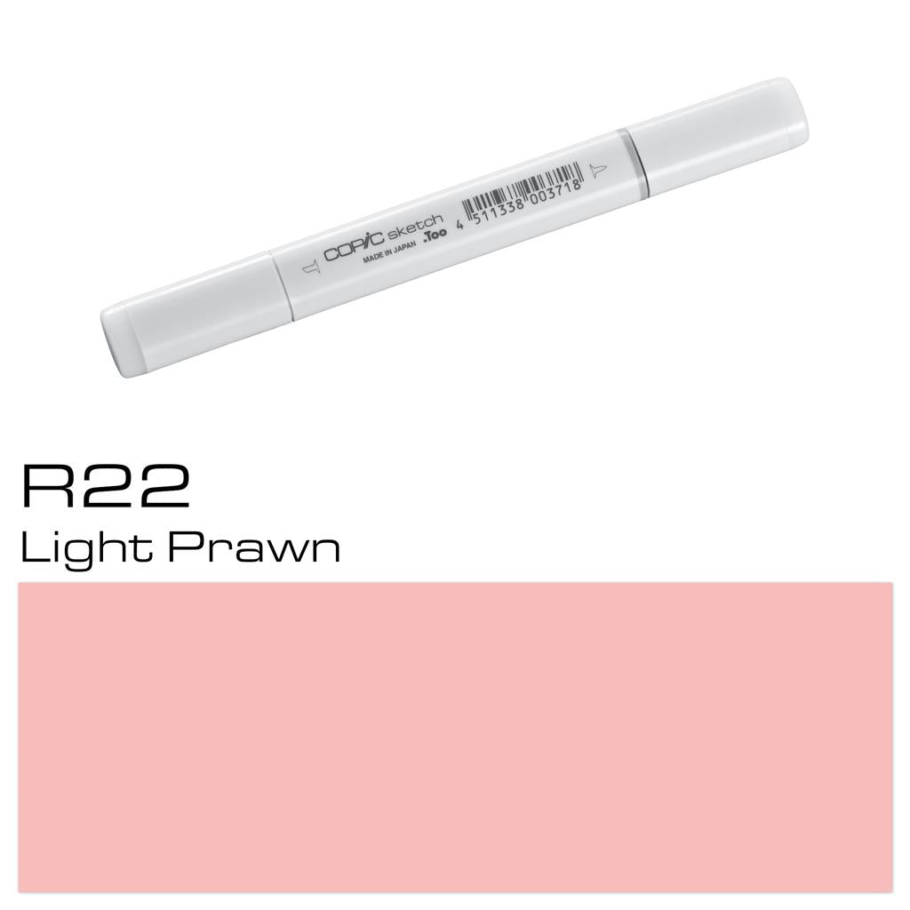Copic Sketch Marker Pen Light Prawn (R22)