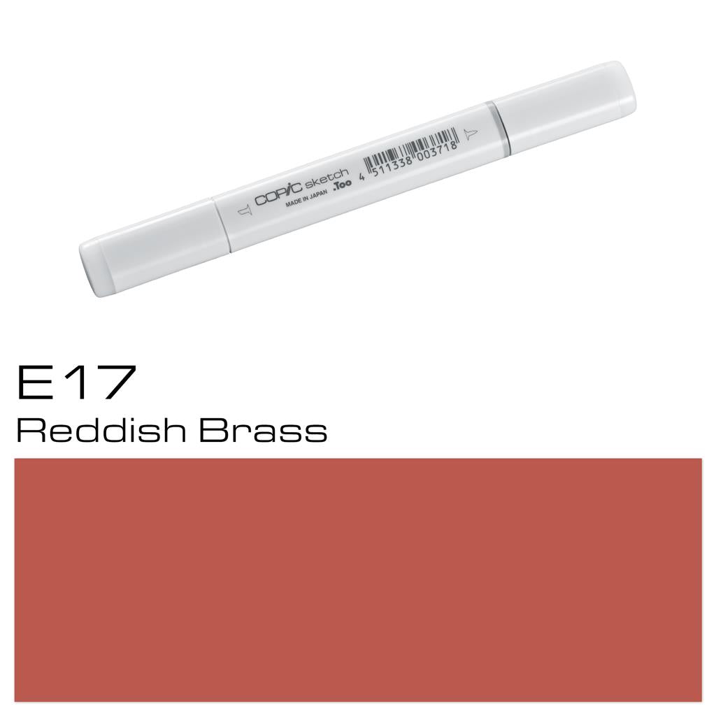 Copic Sketch Marker Pen Reddish Brass (E17)