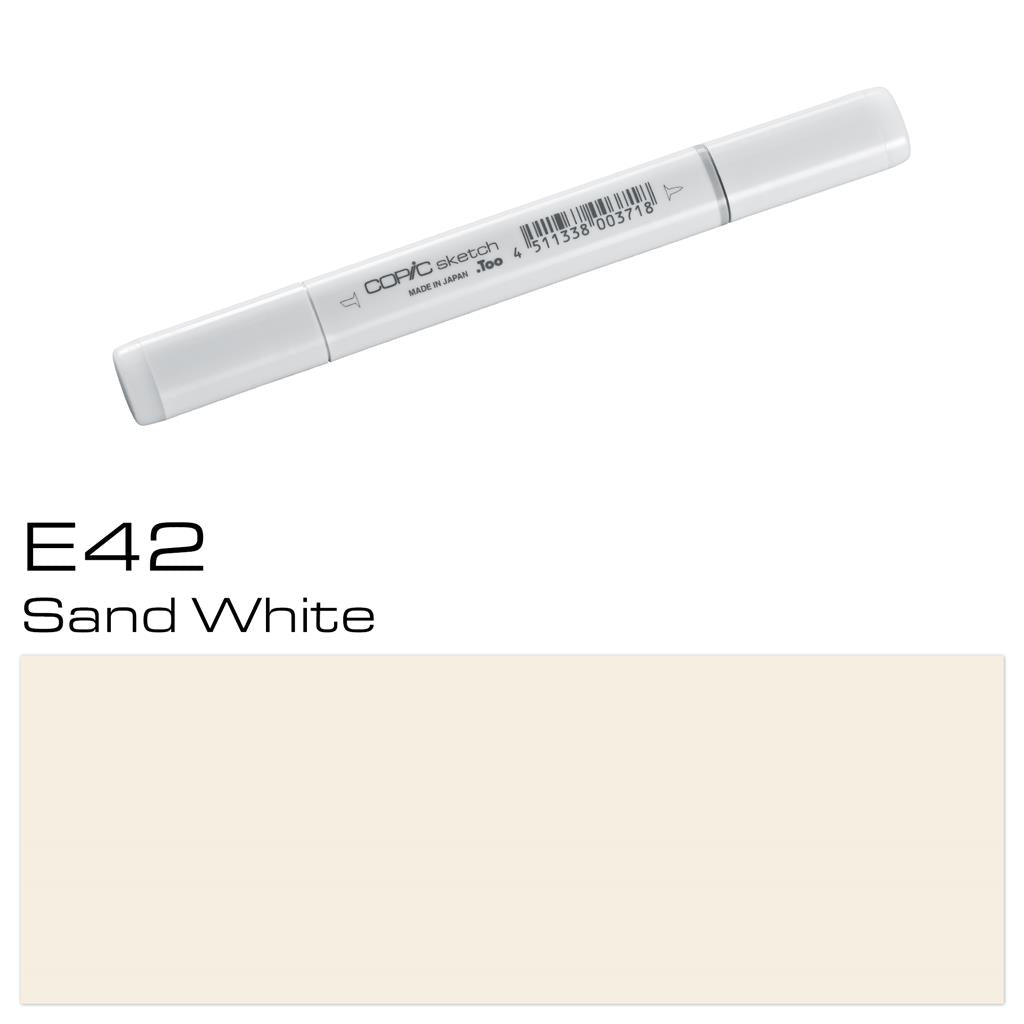 Copic Sketch Marker Pen Sand White (E42)