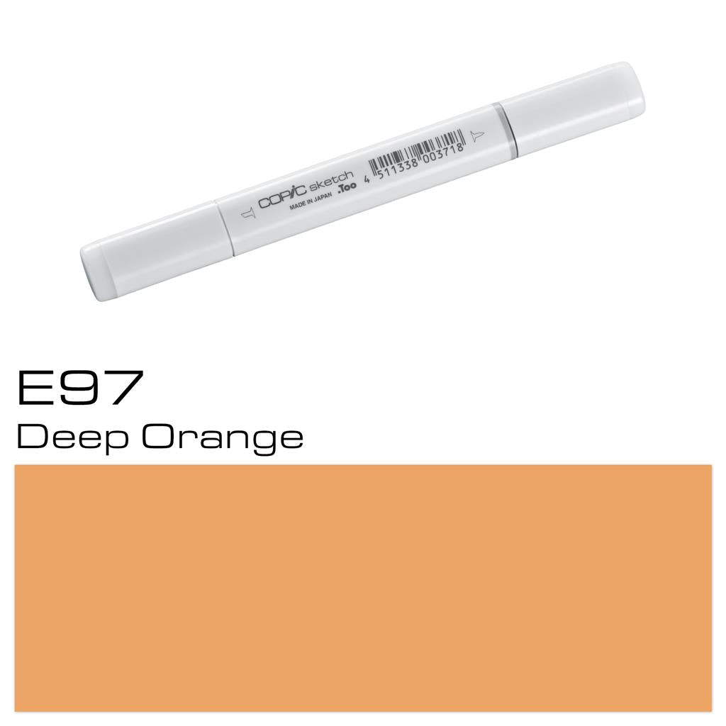 Copic Sketch Marker Pen Deep Orange (E97)