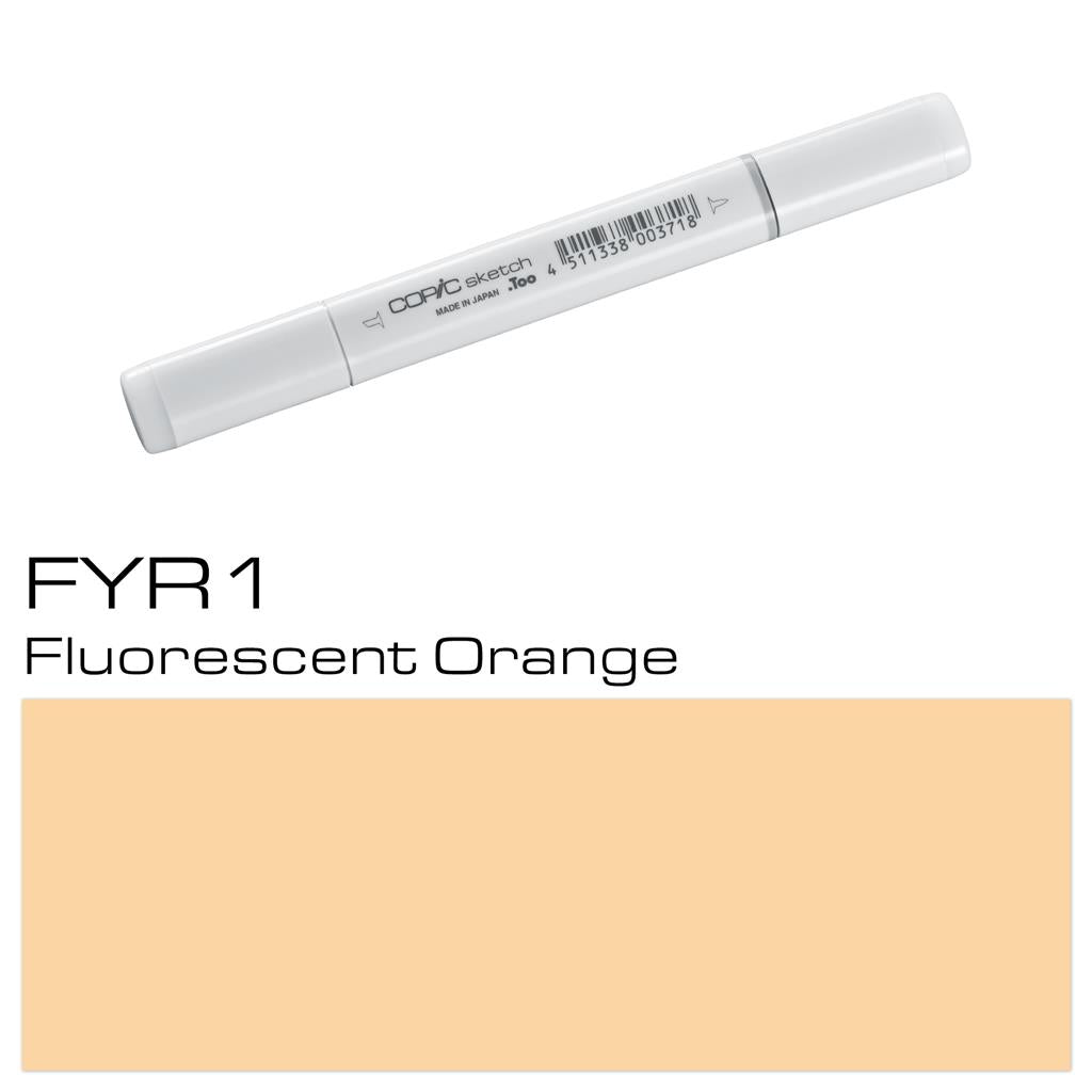 Copic Sketch Marker Pen Fluorescent Orange (FYR1)