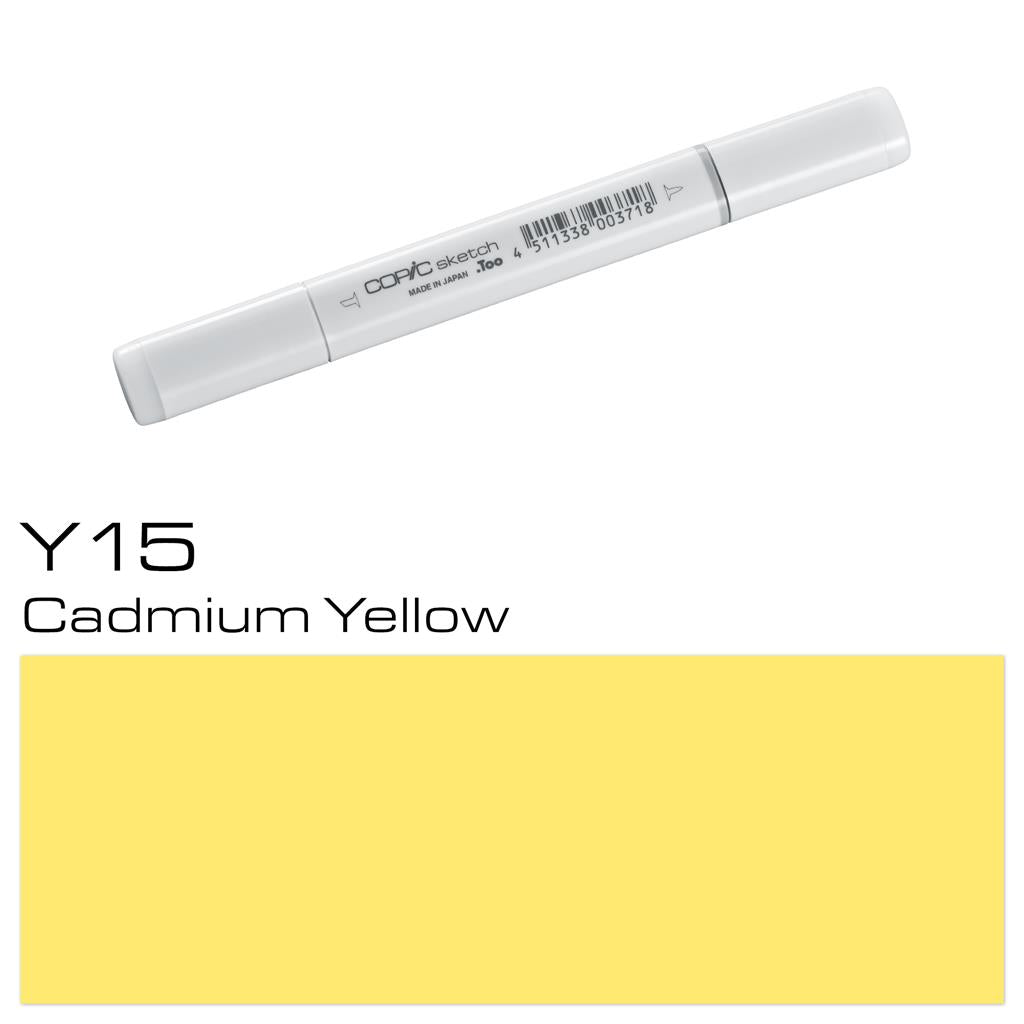 Copic Sketch Marker Pen Cadmium Yellow (Y15)