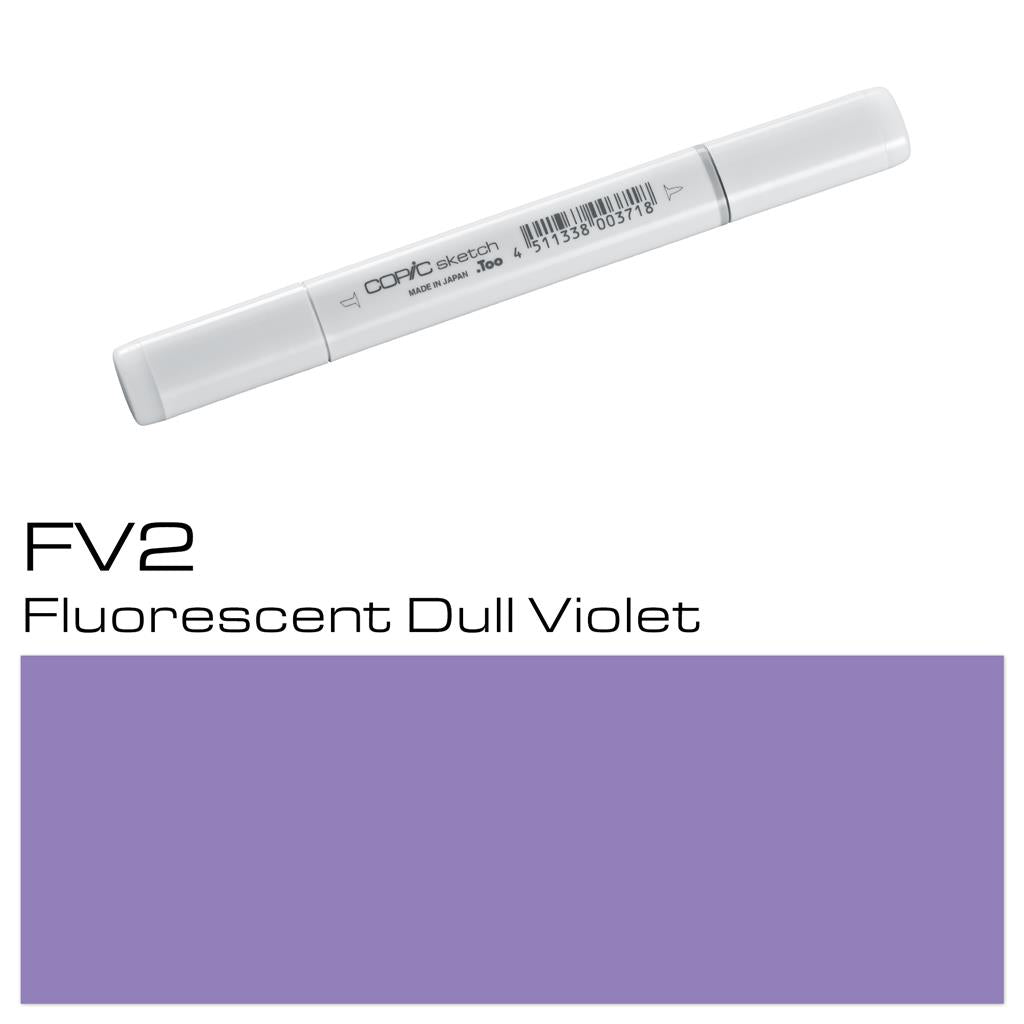 Copic Sketch Marker Pen Fluorescent Dull Violet (FV2)