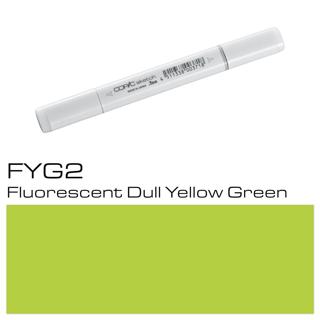 Copic Sketch Marker Pen Fluorescent Dull Yellow Green (FYG2)
