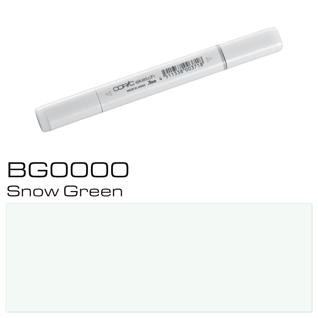 Copic Sketch Marker Pen Snow Green (BG0000)