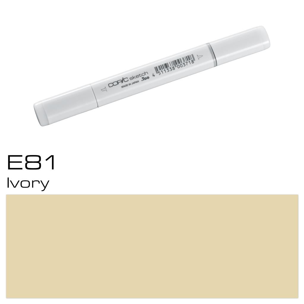 Copic Sketch Marker Pen Ivory (E81)
