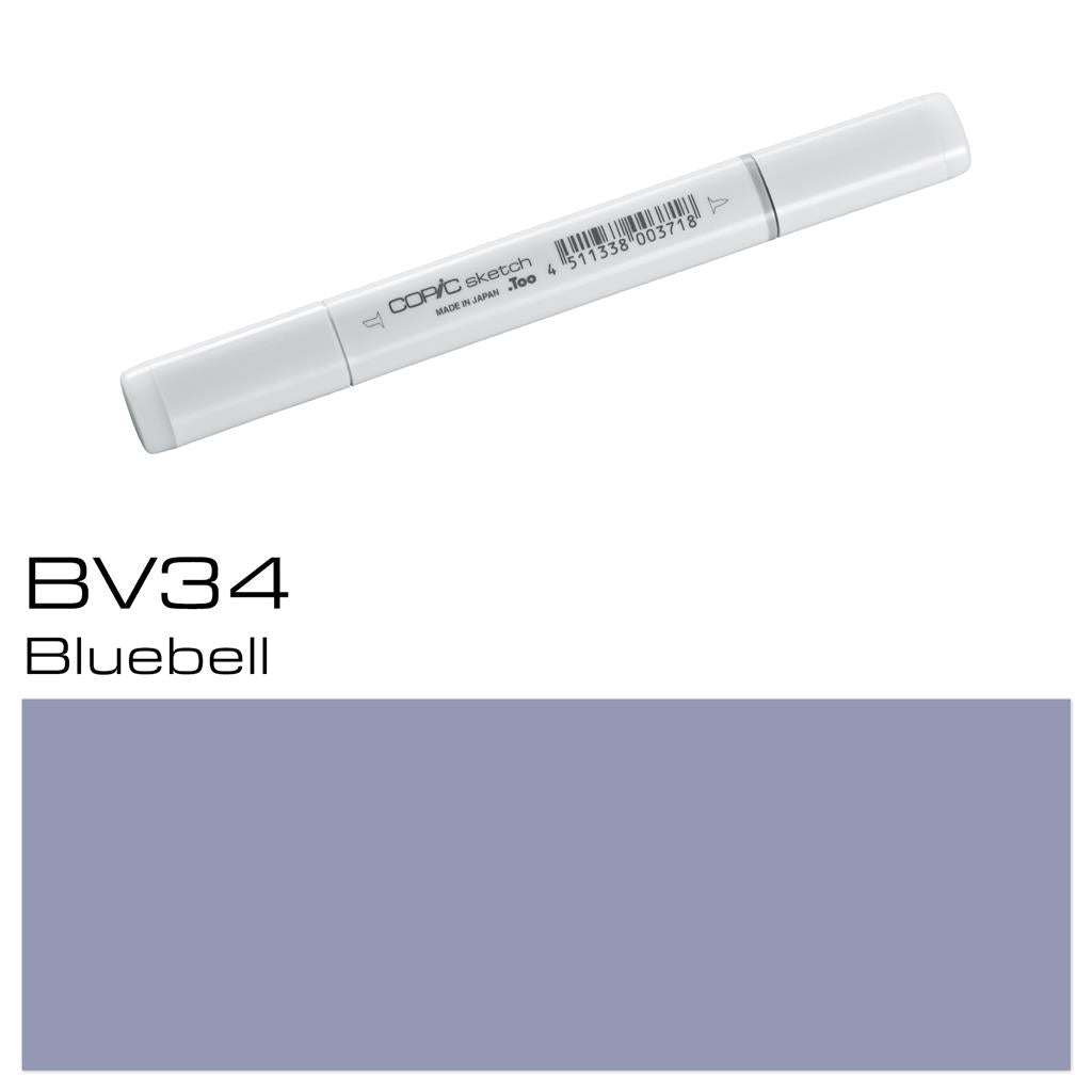 Copic Sketch Marker Pen Bluebell (BV34)