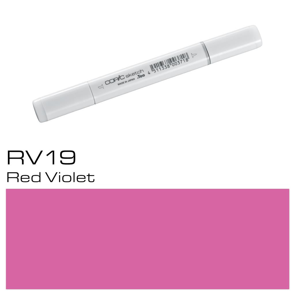 Copic Sketch Marker Pen Red Violet (RV19)