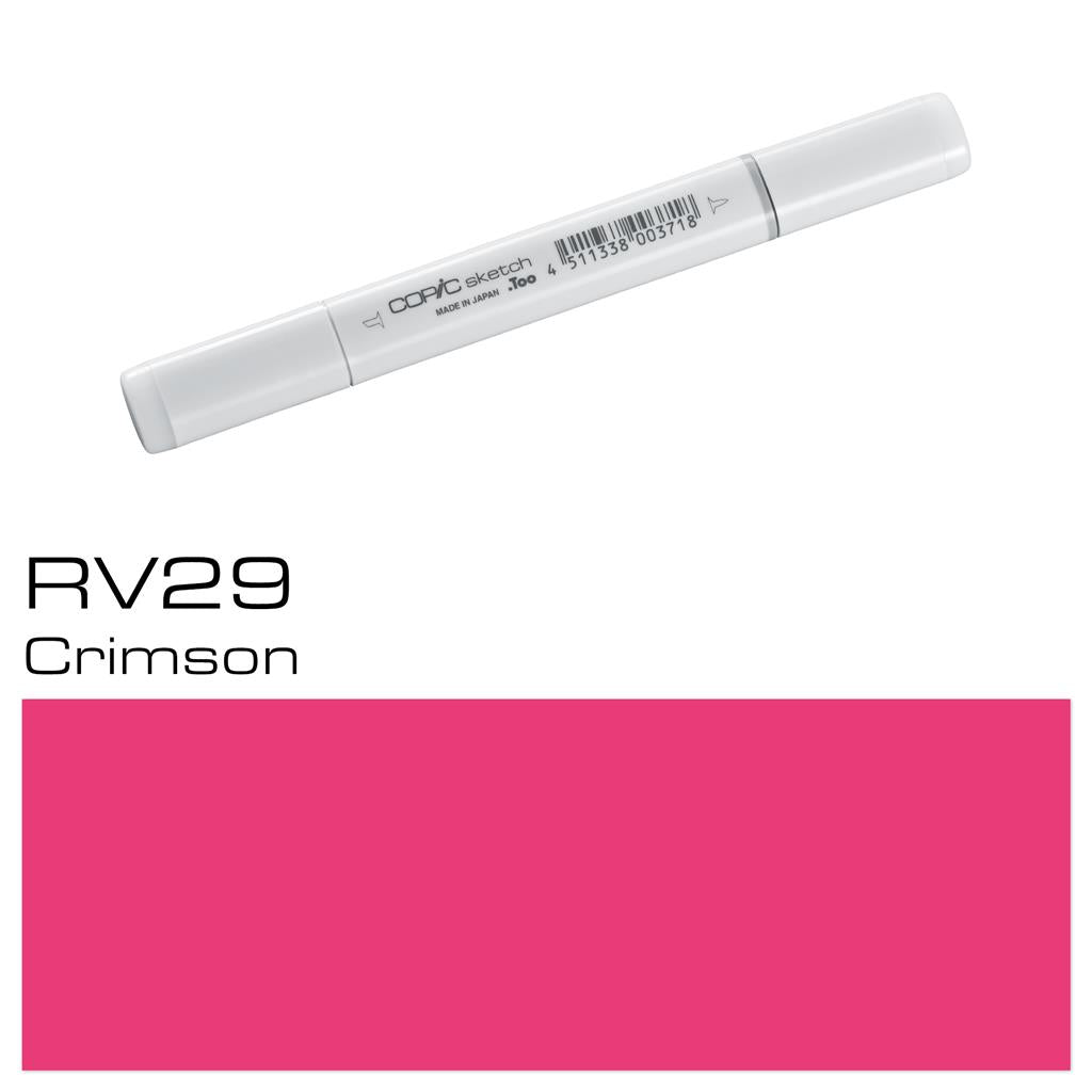 Copic Sketch Marker Pen Crimson (RV29)