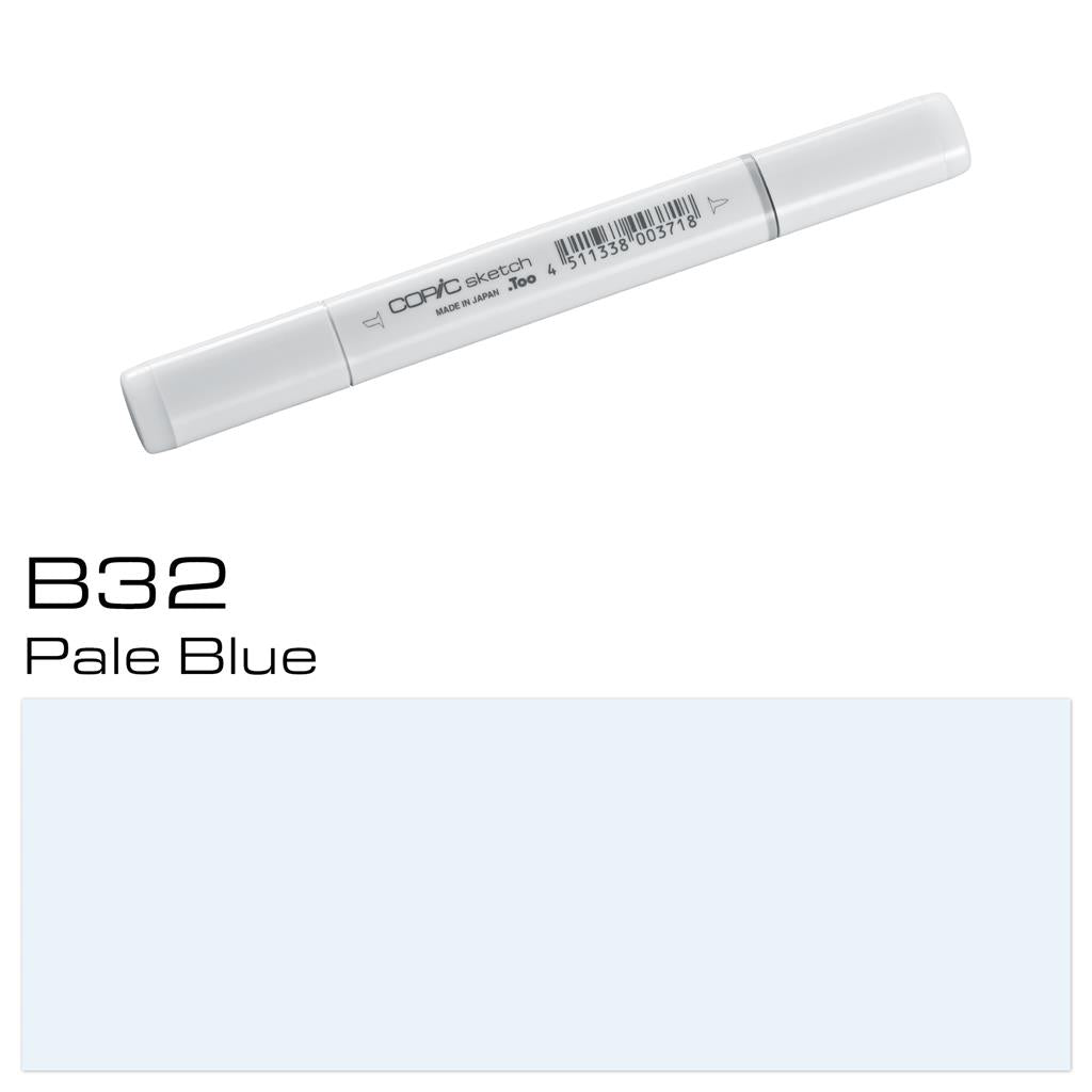 Copic Sketch Marker Pen Pale Blue (B32