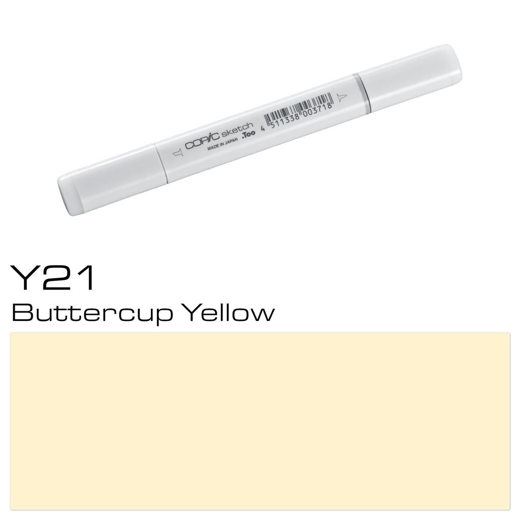Copic Sketch Marker Pen Buttercup Yellow (Y21)
