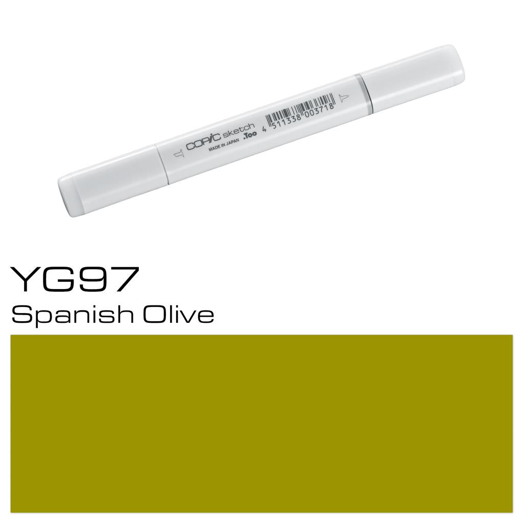 Copic Sketch Marker Pen Spanish Olive (YG97)