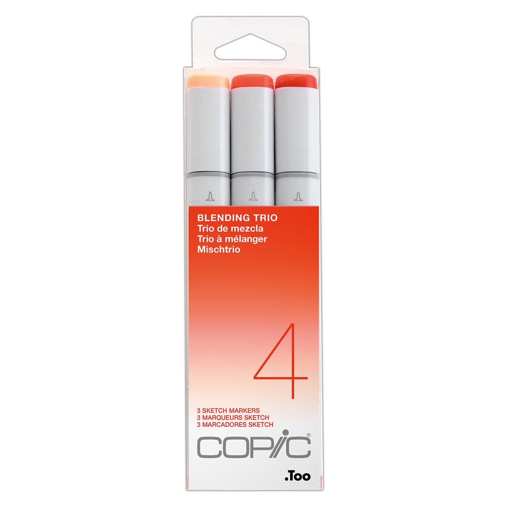 Copic Sketch Marker Pen Set - Blending Trio 4 (3pc)