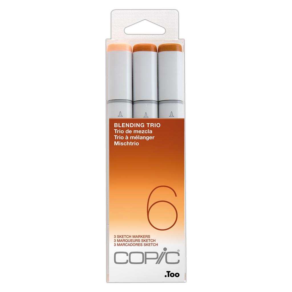 Copic Sketch Marker Pen Set - Blending Trio 6 (3pc)