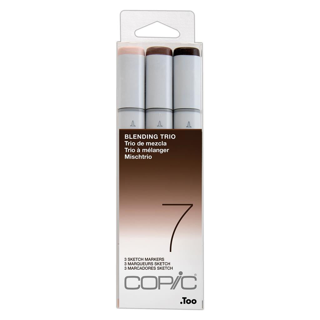 Copic Sketch Marker Pen Set - Blending Trio 7 (3pc)