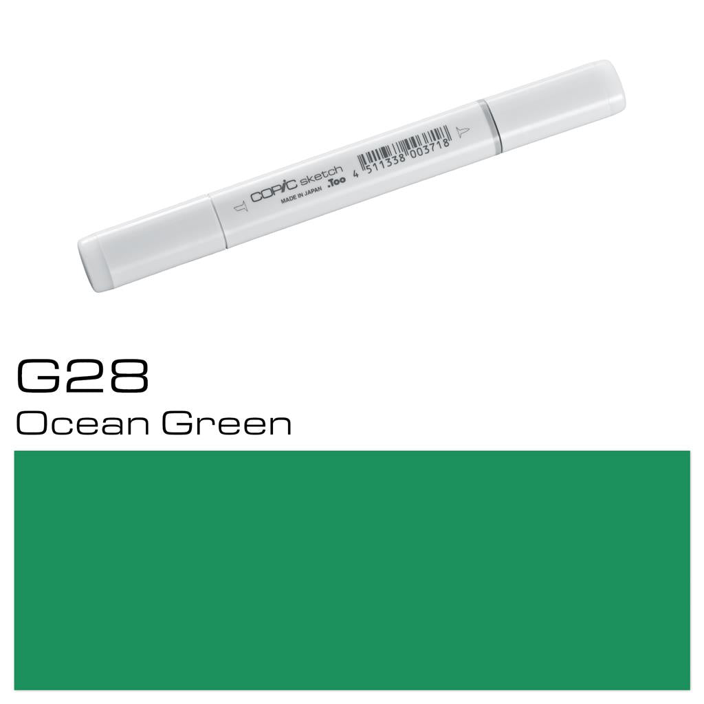 Copic Sketch Marker Pen Ocean Green (G28)