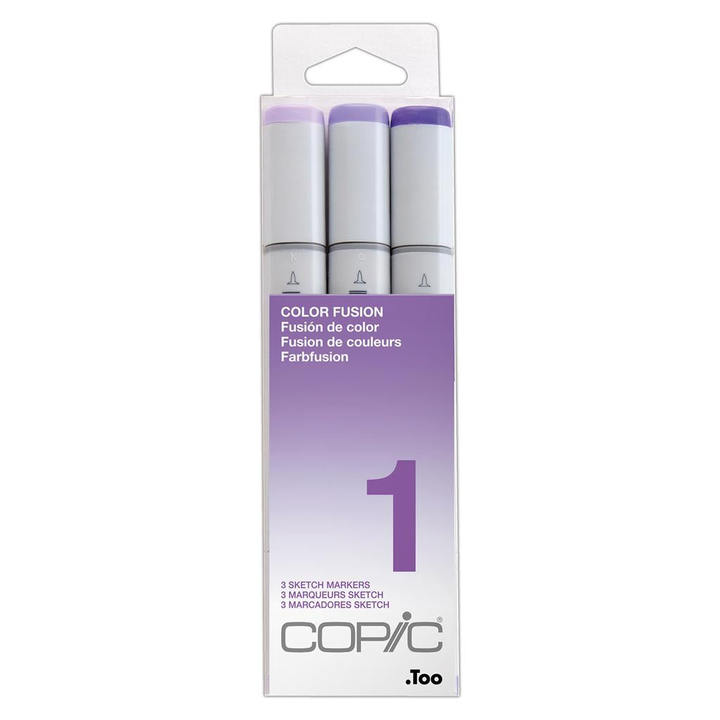 Copic Sketch Marker Pen Set - Colour Fusion 1 (3pc)