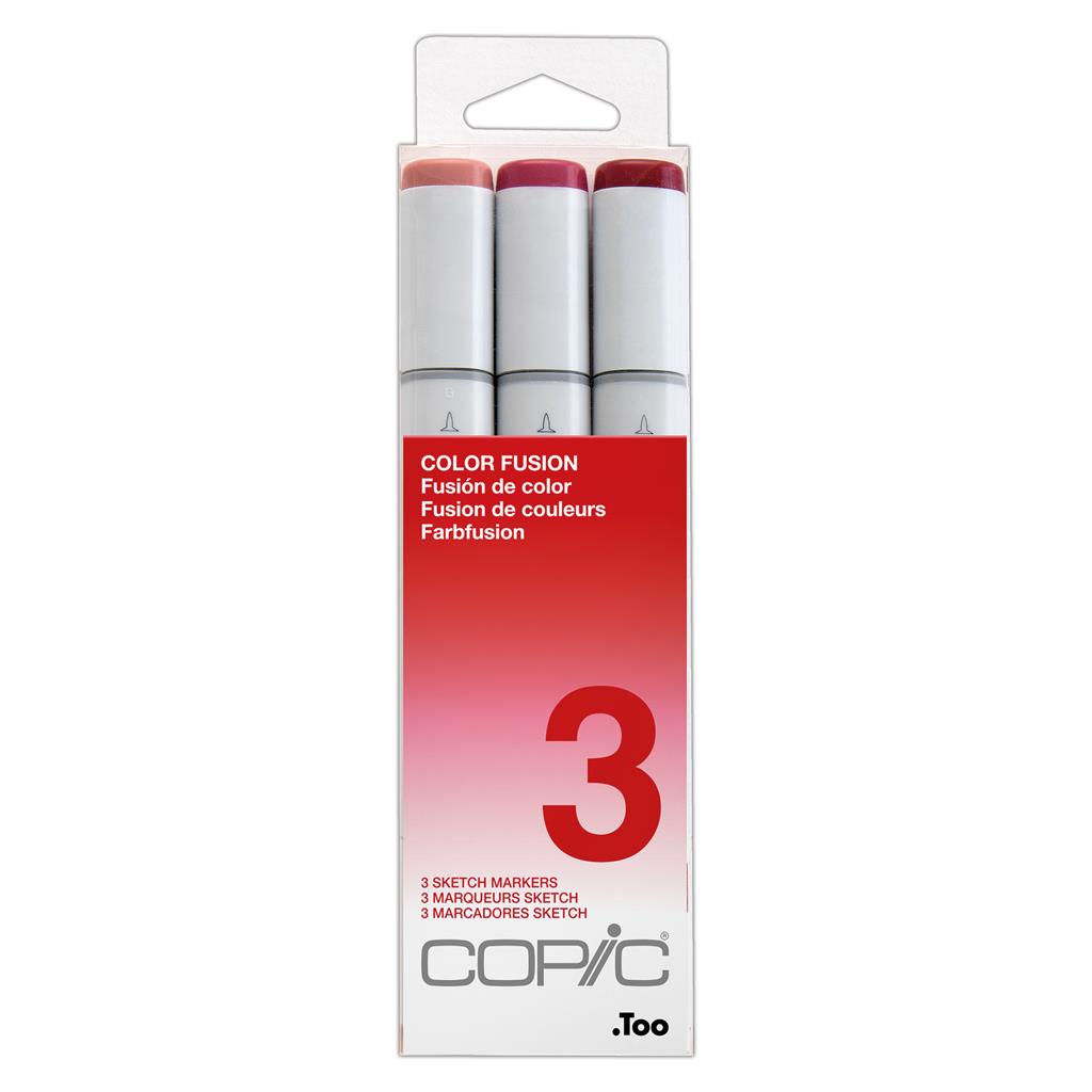 Copic Sketch Marker Pen Set - Colour Fusion 3 (3pc)