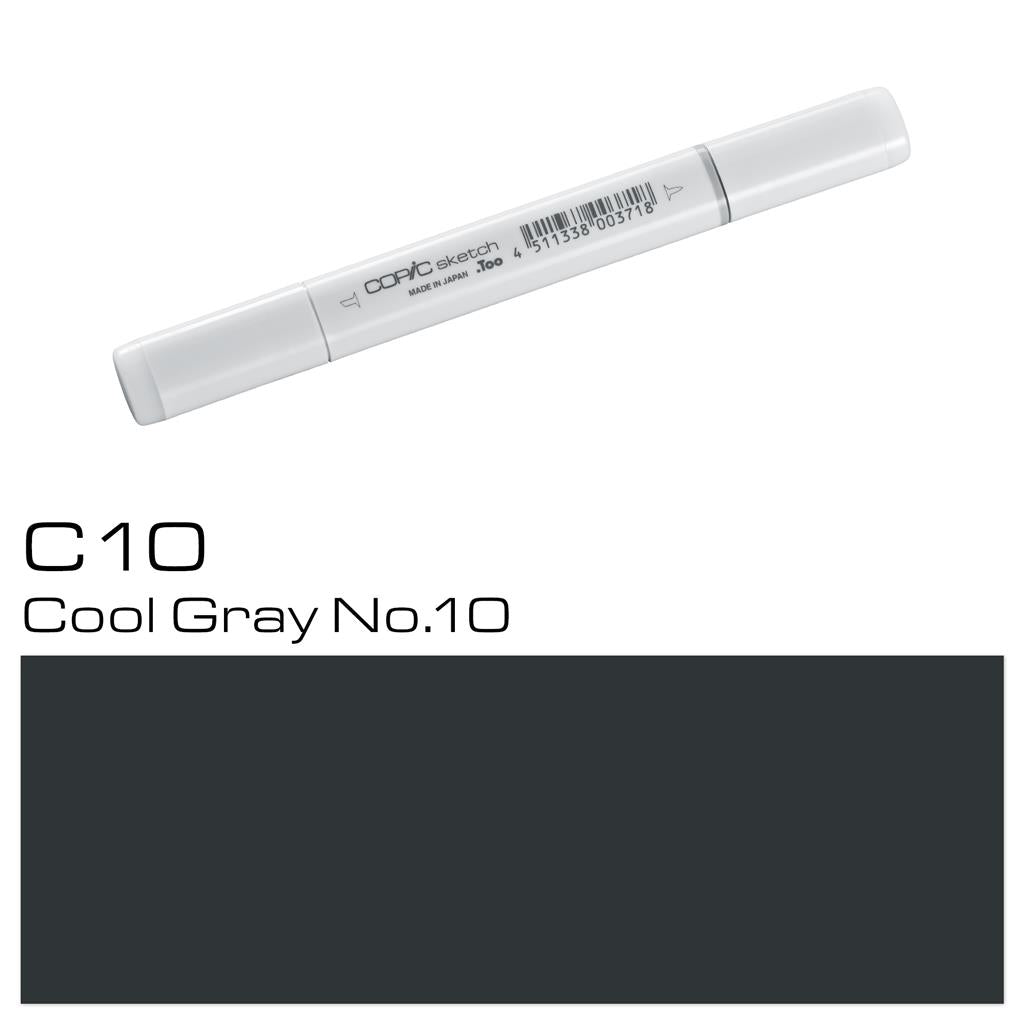 Copic Sketch Marker Pen Cool Gray No. 10 (C10)