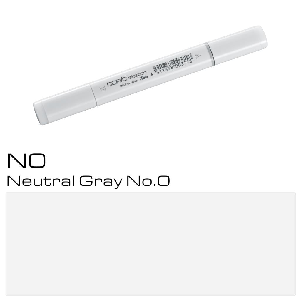 Copic Sketch Marker Pen Neutral Gray No. 0 (N0)