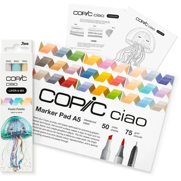 Copic Ciao (Layer & Mix) 2D Starter Set - Pastel