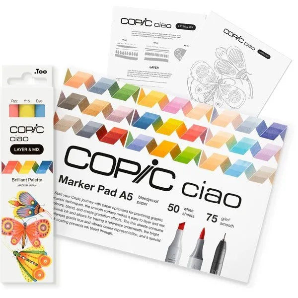 Copic Ciao (Layer & Mix) 2D Starter Set - Brilliant