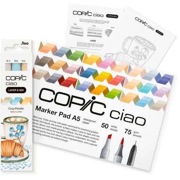 Copic Ciao (Layer & Mix) 3D Starter Set - Cozy