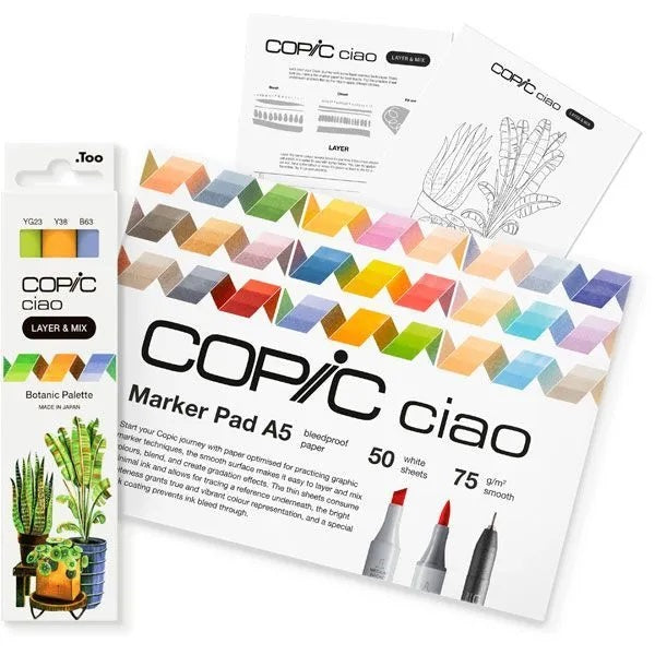 Copic Ciao (Layer & Mix) 3D Starter Set - Botanic