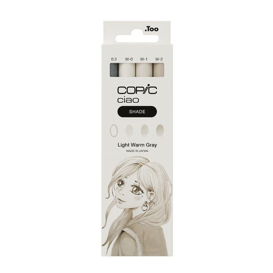 Copic Ciao (Shade) Set Dark Light Grey (4pc)
