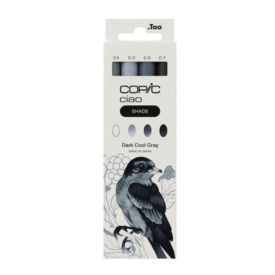Copic Ciao (Shade) Set Dark Cool Grey (4pc)