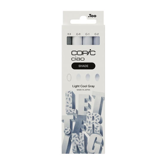 Copic Ciao (Shade) Set Light Cool Grey (4pc)