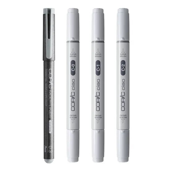 Copic Ciao (Shade) Set Light Cool Grey (4pc)