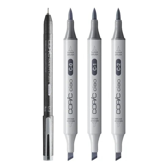 Copic Ciao (Shade) Set Light Cool Grey (4pc)