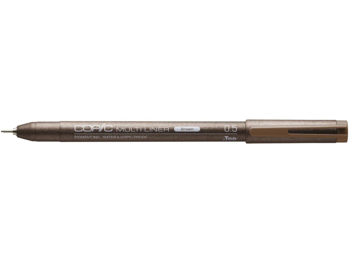 Copic Multiliner Fine Pen 0.5mm Brown