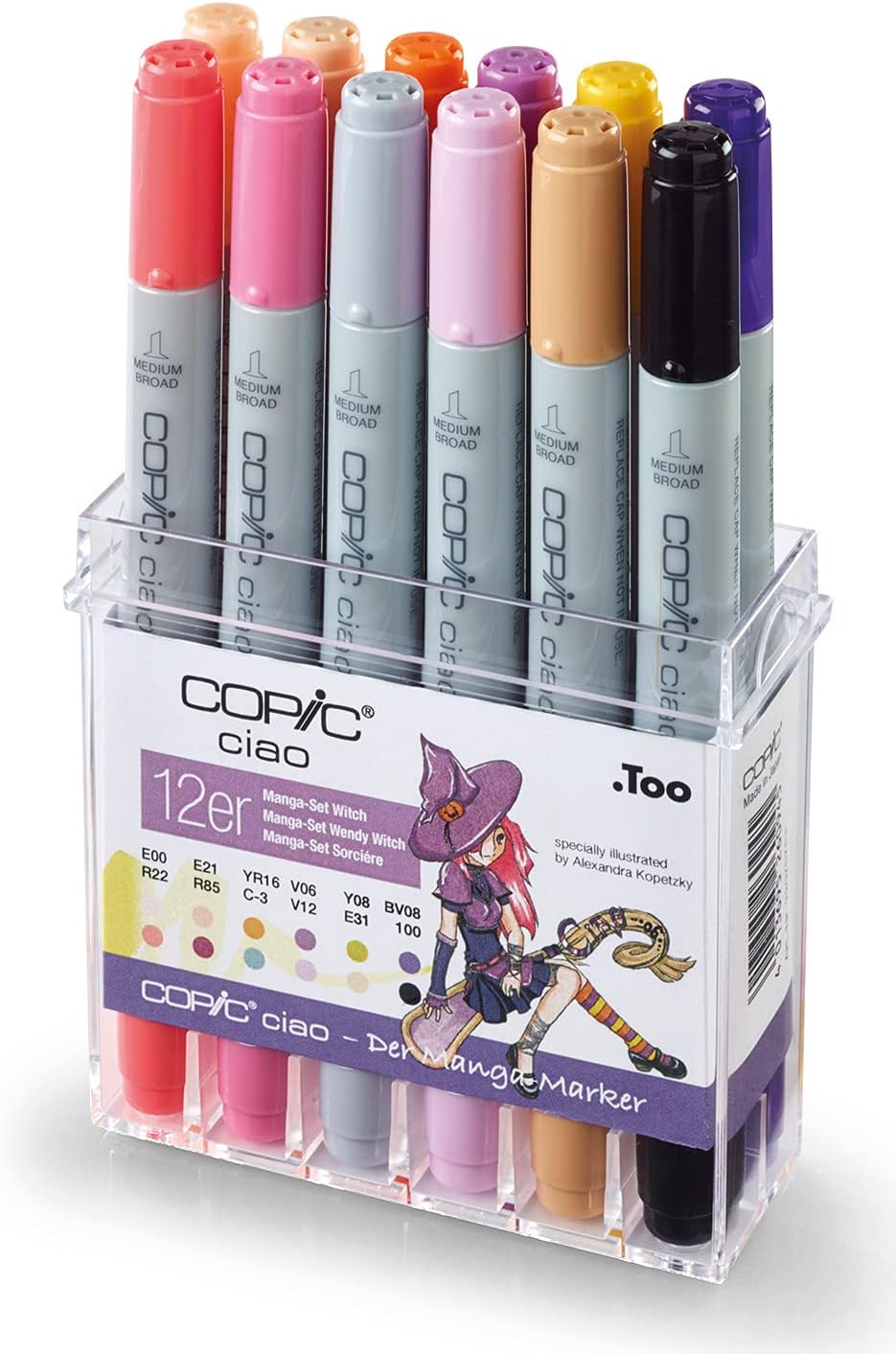 Copic Ciao Marker Pen Set - Witch (12pc)