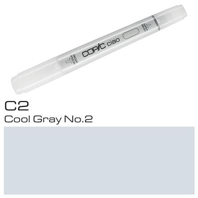 Copic Ciao Marker Pen Cool Gray No. 2 (C2)