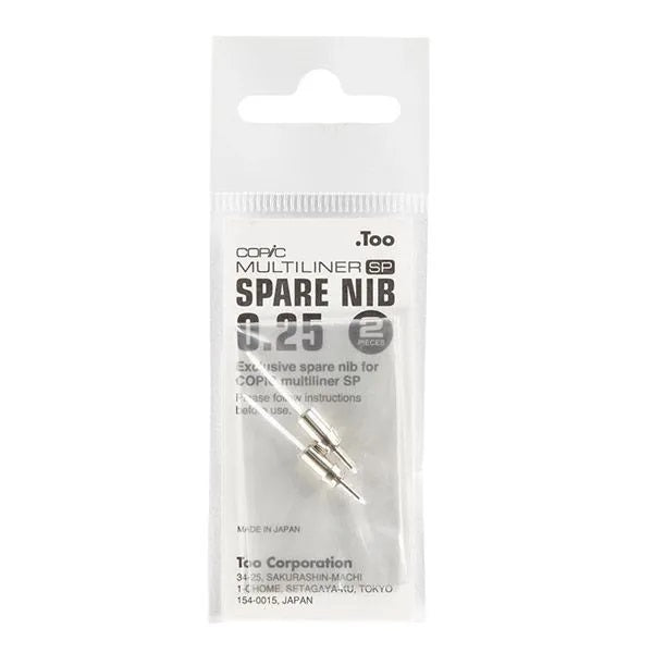Copic Multiliner SP Spare Nibs 0.25mm (2pk)