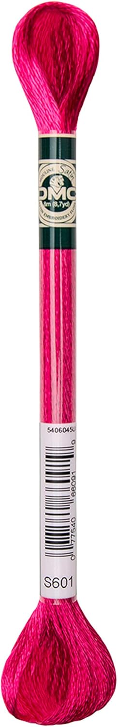 DMC Satin Embroidery Thread 8m - Impatiens (S601)