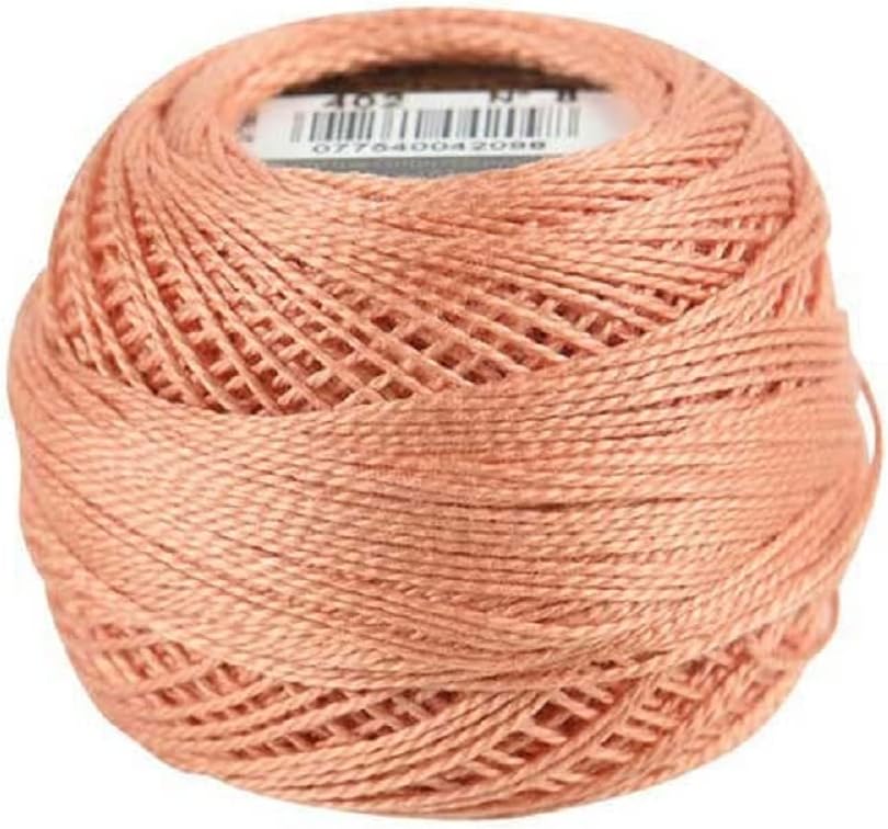 DMC Pearl Cotton Size 8 80m Ball - Very Light Mahogany (402)