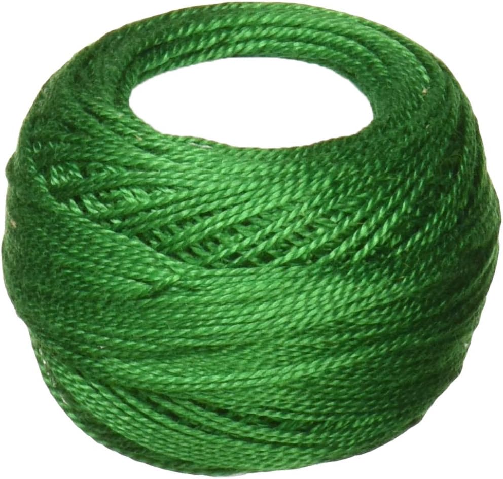 DMC Pearl Cotton Size 8 80m Ball - Green (699)