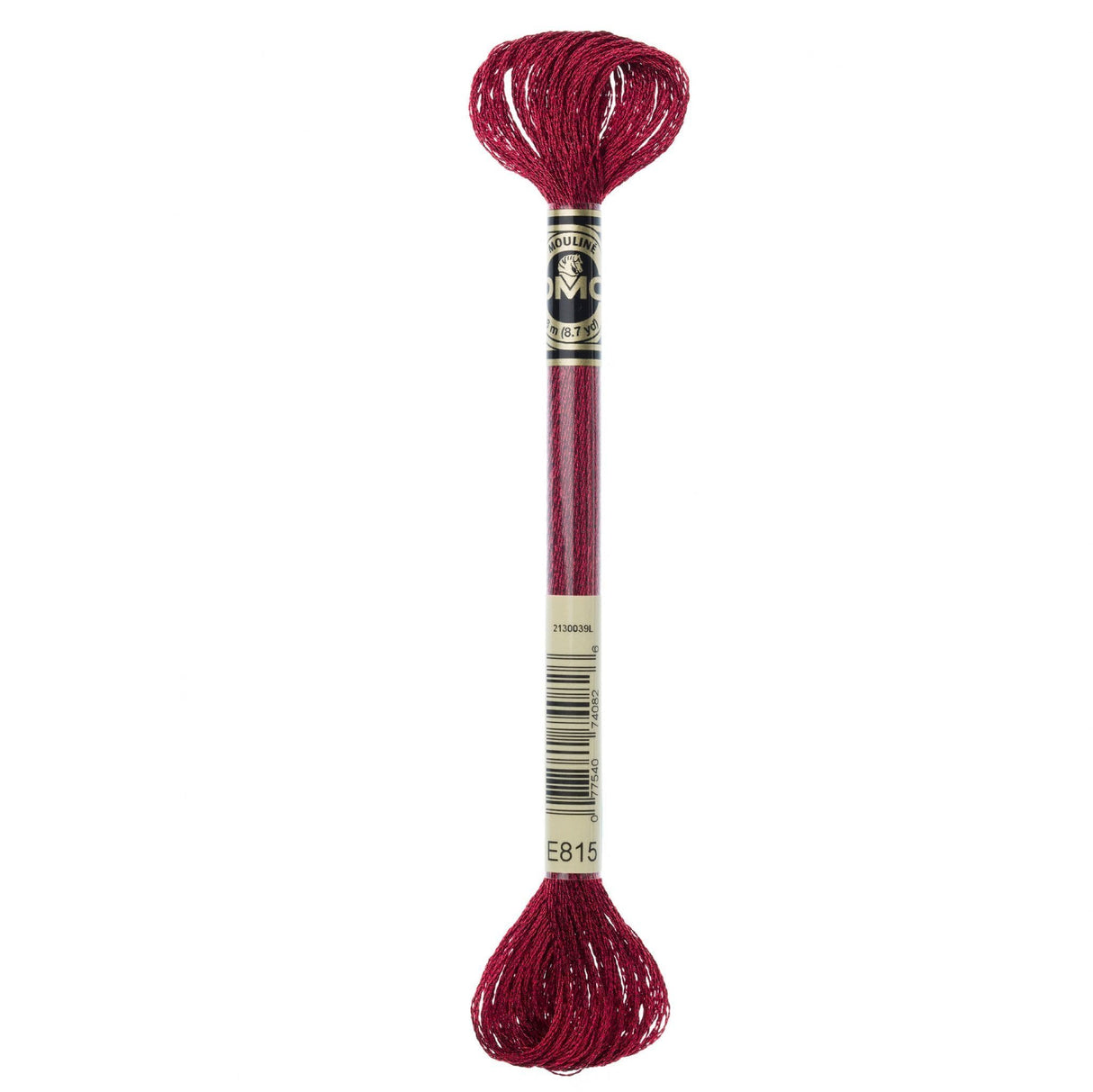 DMC Light Effects Embroidery Thread 8m Skein - Metallic Black Cherry (815)