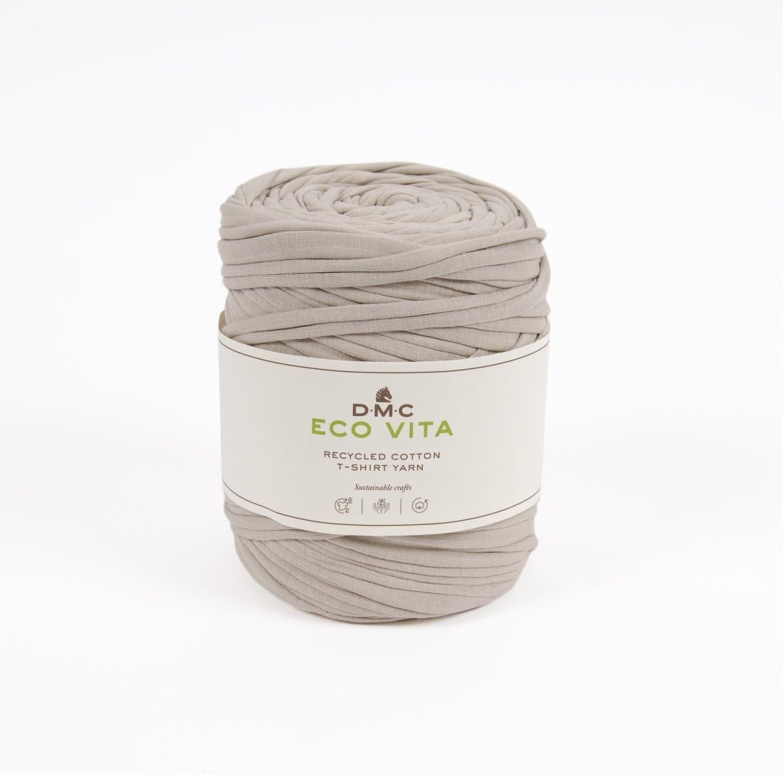 DMC Eco Vita Crochet/Knitting T-Shirt Yarn 450g Ball - Beige