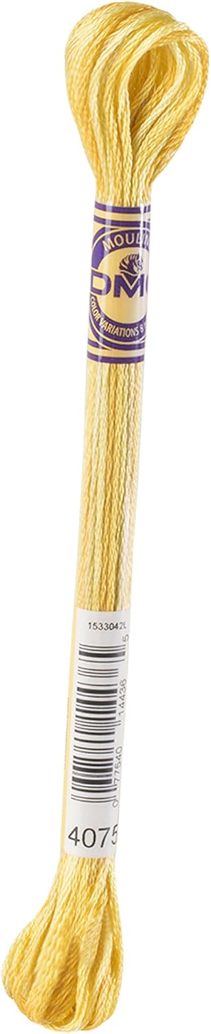 DMC Mouline Colour Variations Embroidery Thread 8m Skein - Wheat Field (4075)