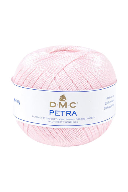 DMC Petra Crochet/Knitting Yarn Size 3 100g Ball - Pink (54461)
