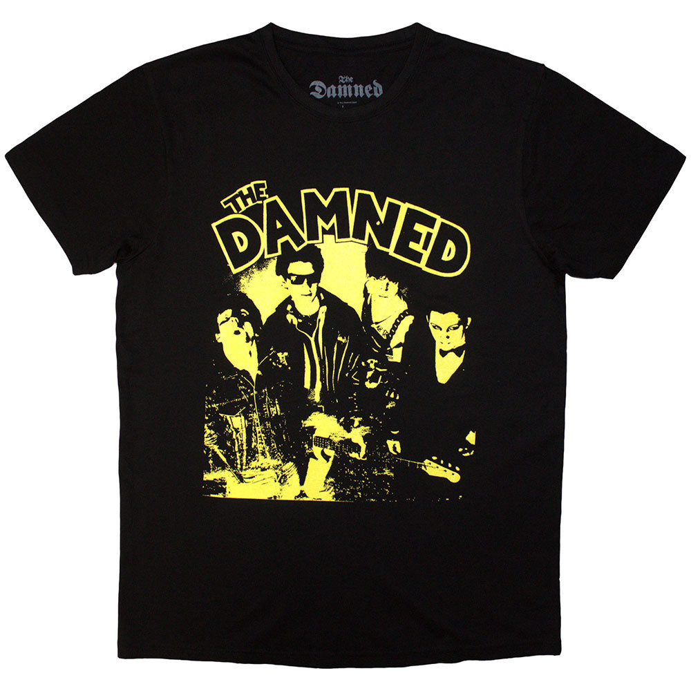 The Damned Unisex T-Shirt New Rose Vintage Black (S)